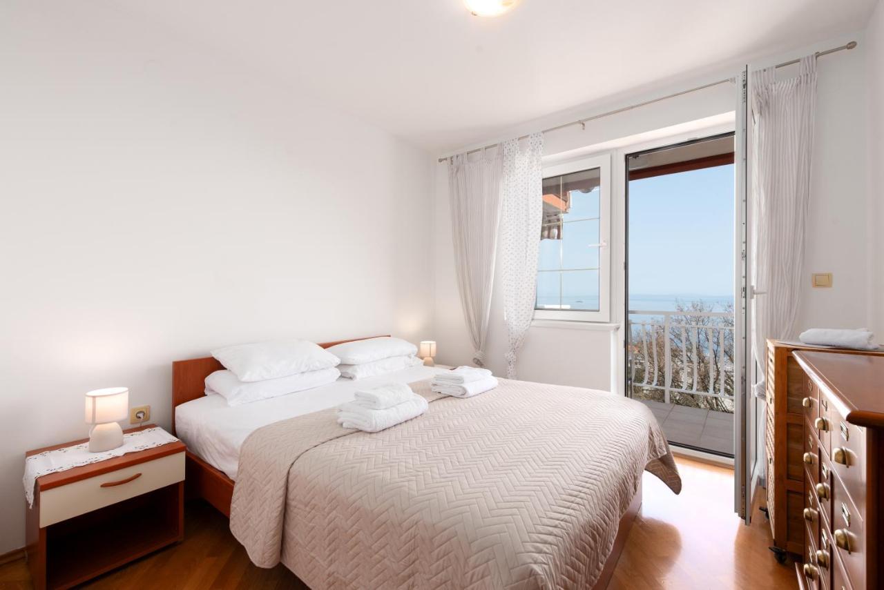 Cozy Apartment Bosnjak Near Opatija, With Sea View Terrace, Air Condition, Free Private Parking Ičići Esterno foto