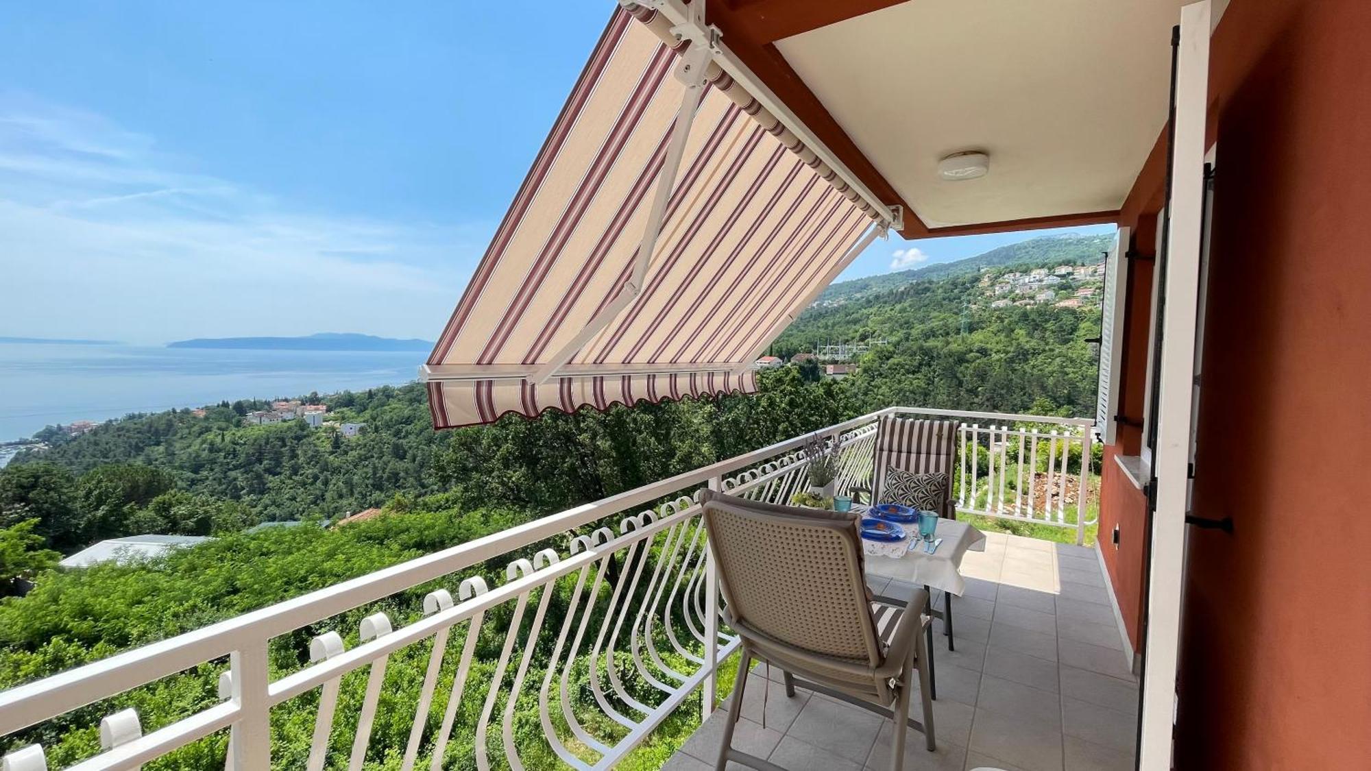 Cozy Apartment Bosnjak Near Opatija, With Sea View Terrace, Air Condition, Free Private Parking Ičići Esterno foto